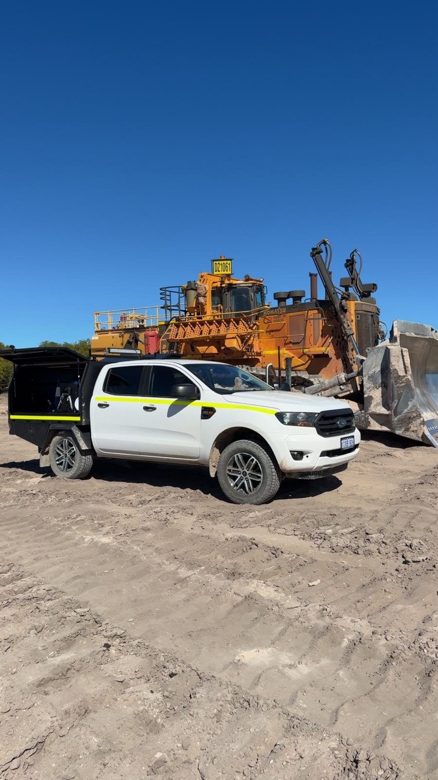 Mechanical support on site